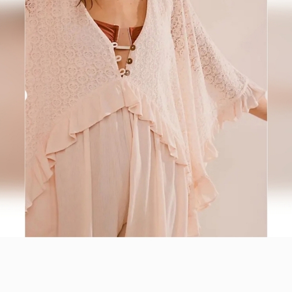 Free People AS You Are Romper Size LARGE NWOT - Picture 3 of 5